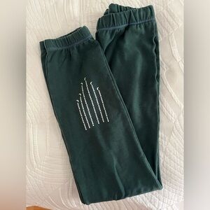 Purusha people Evergreen retreat fleece joggers